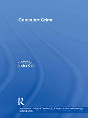 cover image of Computer Crime